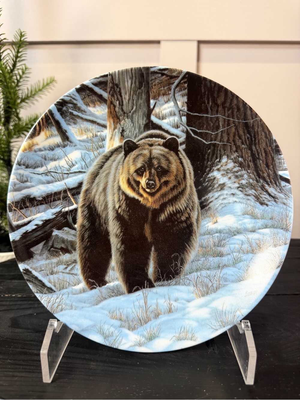 Vintage Bradford Exchange "Wild and Free Canada's Big Game The Grizzly Bear